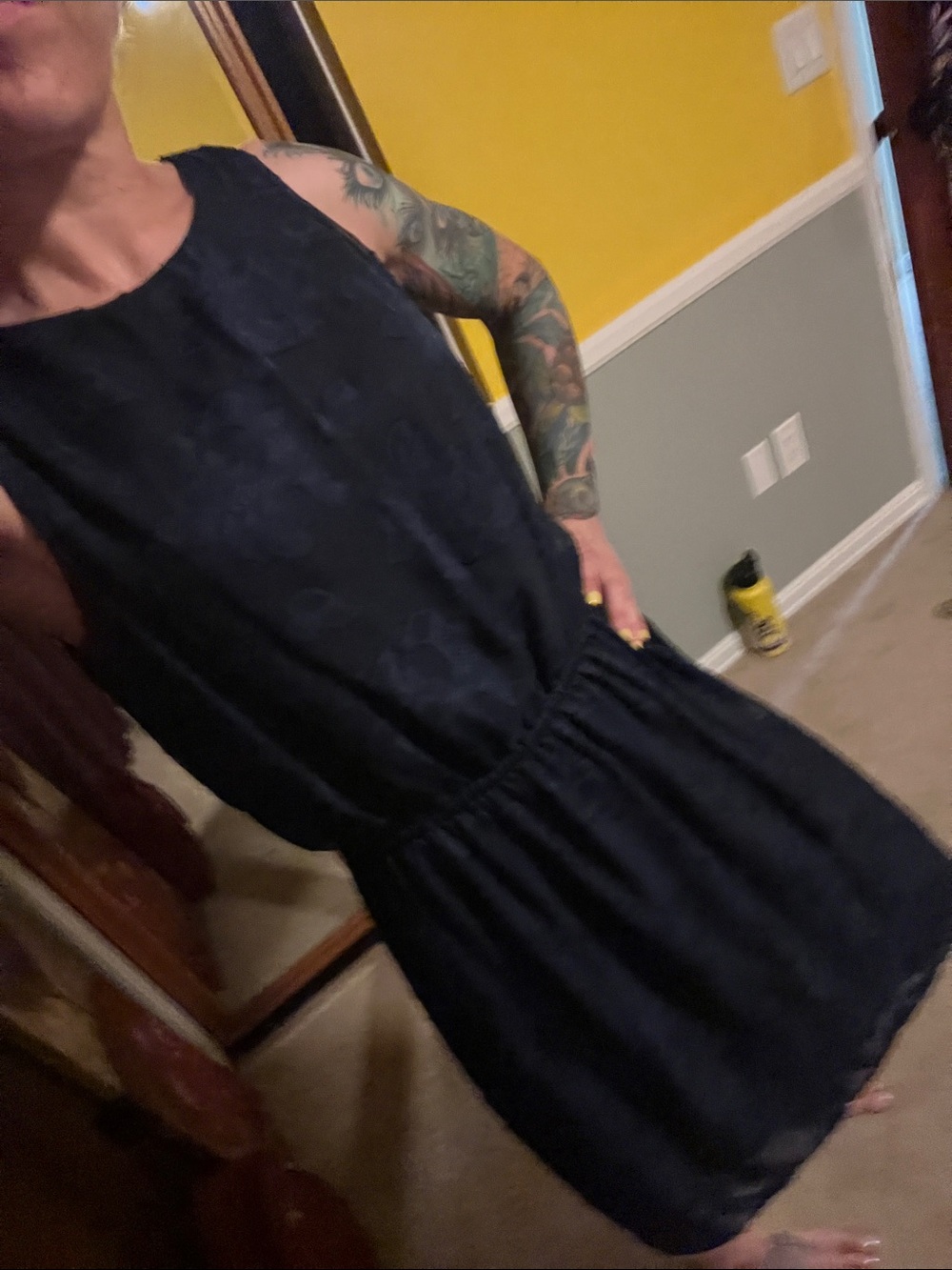 Classic Sleeveless Navy Women’s Dress